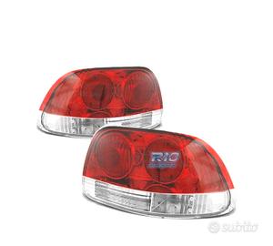 FANALI PER HONDA CRX DEL SOL 92-97 ROSSO BIANCO ST