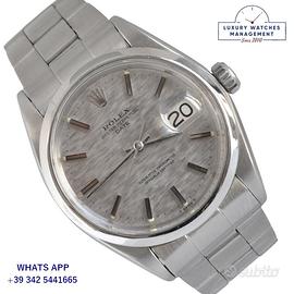 Rolex Oyster Perpetual Date 1500 Mosaic silver