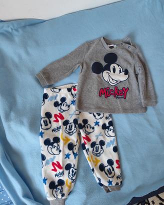 Pigiama in pile Disney original marines 9_12 mesi