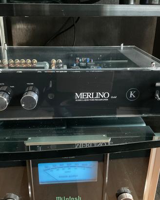 Pre-amplificatore a valvole Klimo Merlino Gold