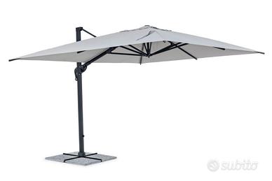 OMBRELLONE BRACCIO IN ALLUMINIO 3X4 ANTRACITE