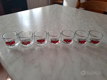 7 Bicchierini vintage, Maggi, anni 80' 90' 