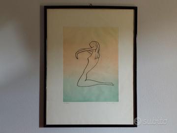 Man Ray acquaforte della serie Les Anatoms 1970