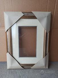 Cornice argento passepartout per quadro