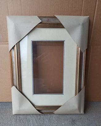 Cornice argento passepartout per quadro