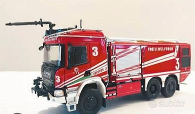 Modellino Scania vigili del fuoco
