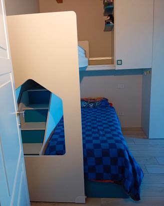 STRUTTURA LETTO A CASTELLO PER CAMERA RAGAZZI
