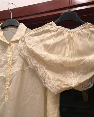 Vintage camicia da notte e coulotte anni ‘50
