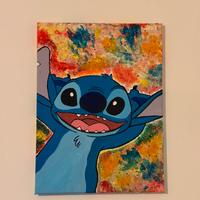 Quadro lilo e stich fatto a mano