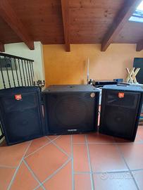 Sistema Audio Professionale completo
(JBL – KMT –