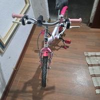 Bici per bambina Btwin 16 completa di rotelle