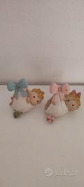 Figurine decorative, angioletti, pupazzetti