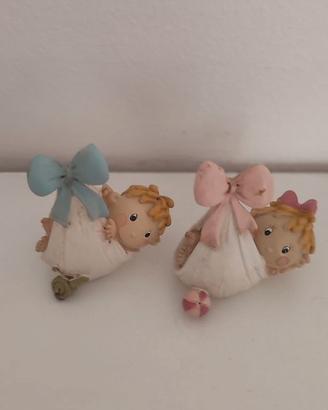 Figurine decorative, angioletti, pupazzetti