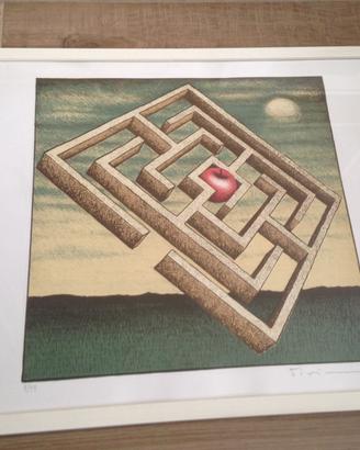 Quadro litografia Vanni Viviani