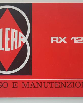 GILERA RX125 Libretto uso e manutenzione