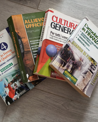 Libri per concorsi pubblici forze armate