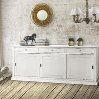 Credenza bianca tre ante scorrevoli
