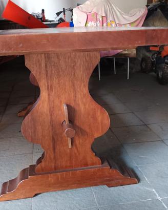 Tavolo rustico fratino- monastero legno massello