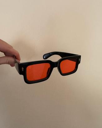Occhiali Modern Black & Red Unisex