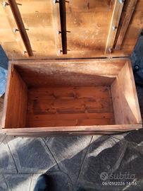 cassapanca in legno 