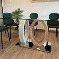 Tavolo vetro temperato