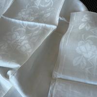 Coppia di asciugamani in rasatello di seta anni50