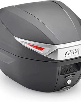 BAULETTO GIVI MONOLOCK 30 LT. NERO CON CATADIOTTRI
