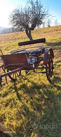 Carrozza 2 ruote;calessino; cocchio; lando'.