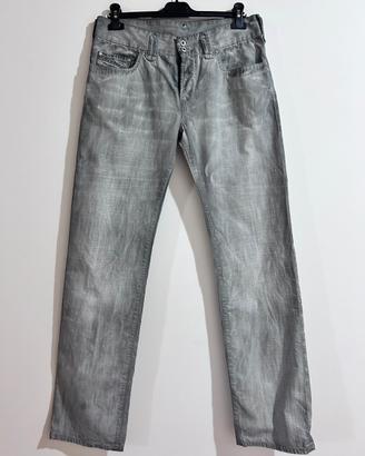 Jeans uomo Diesel Tiiner W32 L34 grigio