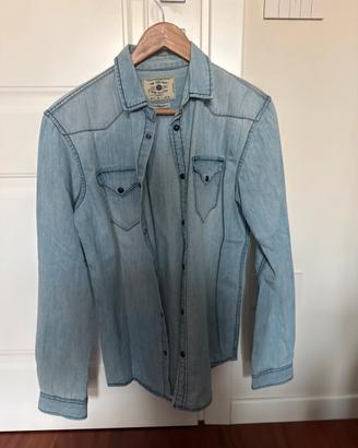 Camicia di jeans Uomo Zara taglia S