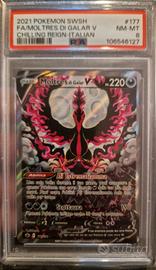 Pokemon Moltres di galar v cre177 PSA8 ITA