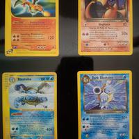 Charizard Blastoise dark e exp