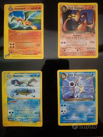 Charizard Blastoise dark e exp