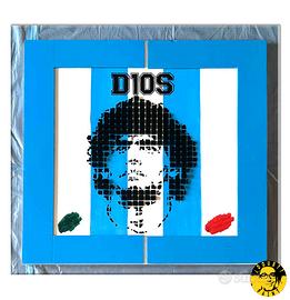 QUADRO MARADONA - D10S 100X100cm