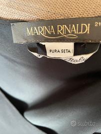 Top pura seta Marina Rinaldi taglia 50/52