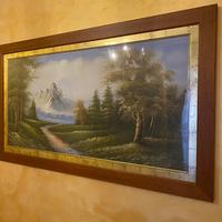 Quadro paesaggio montano