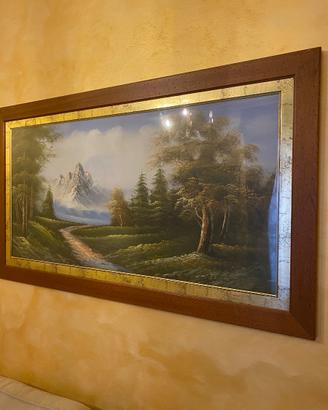 Quadro paesaggio montano