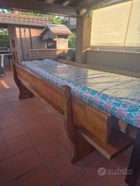 tavolo esterno legno naturale c