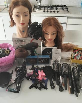 accessori per le scuola di parrucchiera 