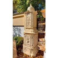 Stufa in maiolica antica