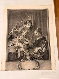 Stampa Antica Religiosa di Christian Rugendas