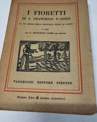 libro antico 1926"I Fioretti di S.Francesco d'Ass"