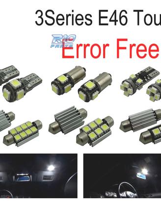 KIT 18 LAMPADE LED INTERNE BMW SERIE 3 E46 WAGON T