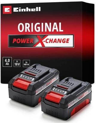 Einhell Original 2 x PXC Batteries 18 V - 4.0 Ah