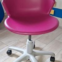 Sedia da scrivania regolabile in altezza 