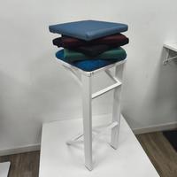 SGABELLI IN FERRO CON CUSCINI ECOPELLE BAR PUB