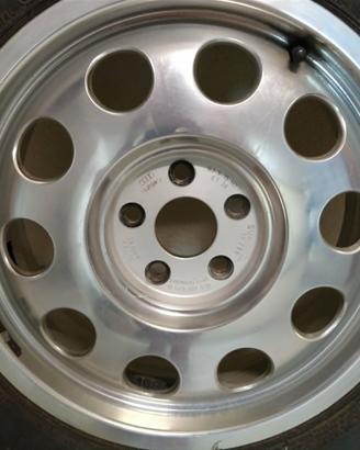 CERCHIO IN LEGA AUDI PEPPERTOP ET38 15" CON GOMMA