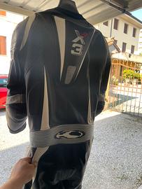 Tuta in pelle Clover taglia 50