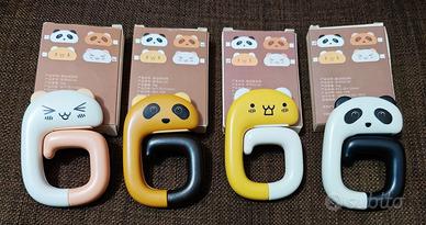 4 Ganci Porta Borsa Zaino Da Scrivania Ufficio