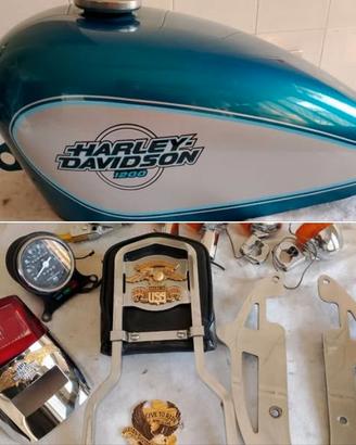 Serbatoio sissybar pompa freno Harley sportster